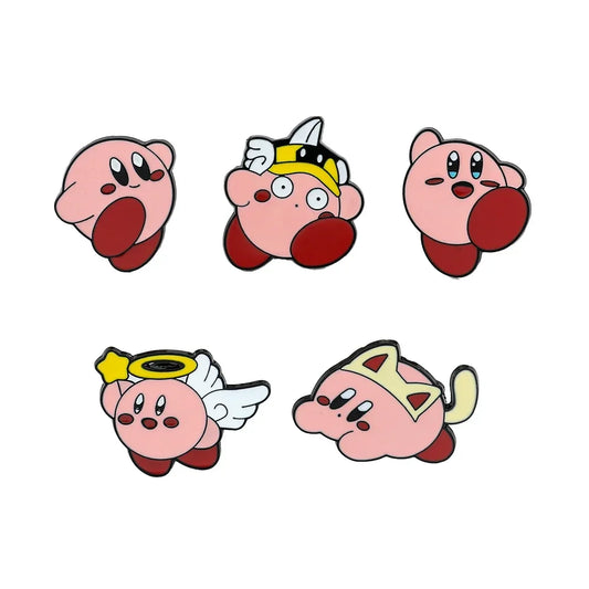 5 Pcs Cute Anime Enamel Pin Set - Brooch, Backpack, Clothing Accessories Gift