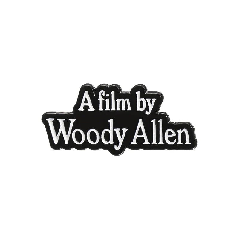 Woody Allen Film Director Enamel Pin Comedy Brooch Fashion Jewelry Gift