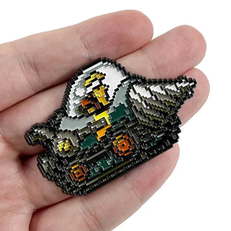 90s Retro Game Enamel Brooches Pins Backpack Lapel Badges Fashion Accessories Gifts
