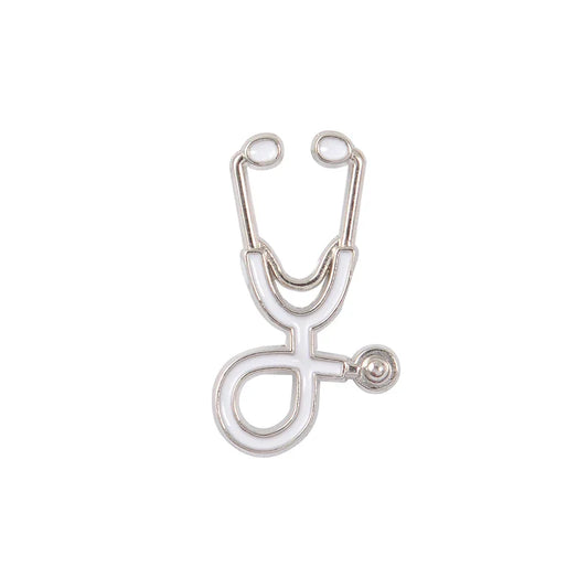 8Colors Medical Stethoscope Enamel Brooch Pin Doctor Nurse Badge Gift