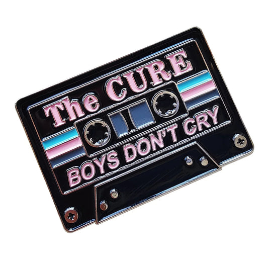 80s Rock Band Cassette Tape Enamel Pin