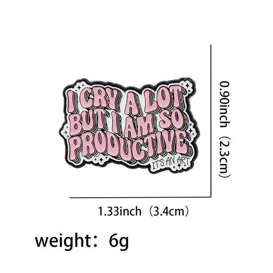 You Didn't Totally Suck Today Star Enamel Lapel Pin Brooch for Backpacks and Clothes