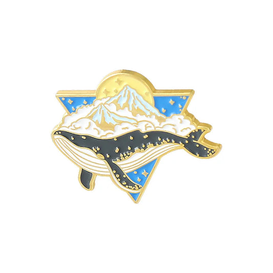 Whale Enamel Pins Jewelry Gift DIY Accessories