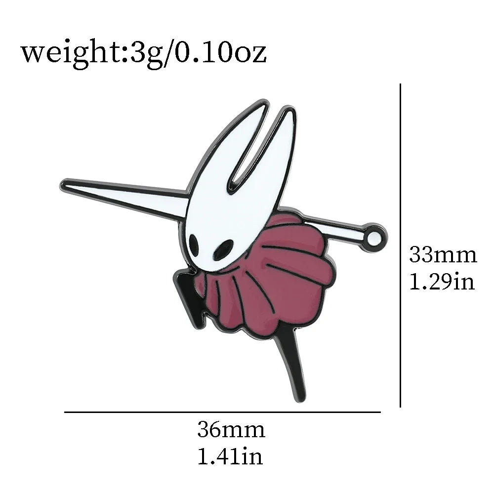 Hollow Knight Enamel Brooch Metal Badge Lapel Pin Jewelry Gifts