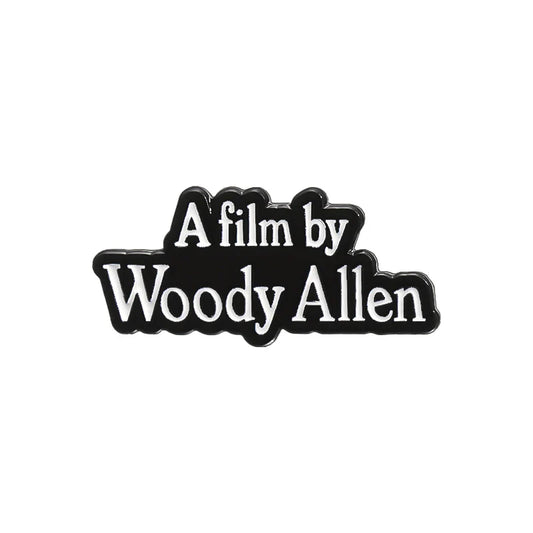 Woody Allen Film Director Enamel Pin Comedy Brooch Fashion Jewelry Gift