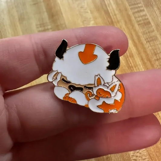 YAOJIE Avatar Airbender Appa Momo Enamel Pin Badge Jewelry
