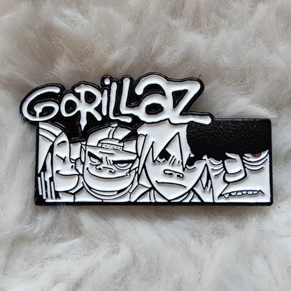 Gorillaz Anime Metal Enamel Brooch Pin Accessories