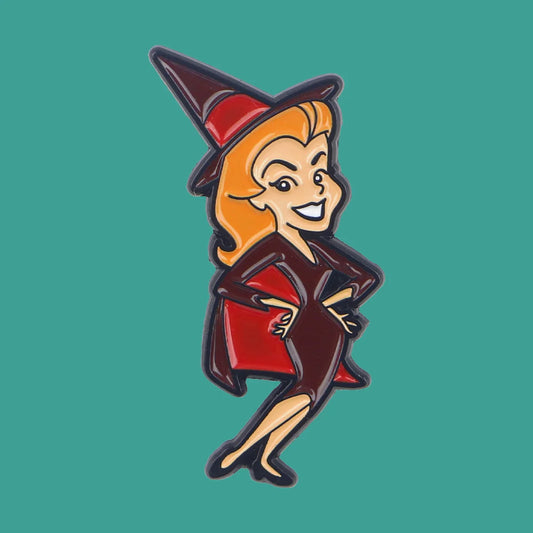Witch Fairy Enamel Pin Brooch Lapel Badge Halloween Jewelry Gift
