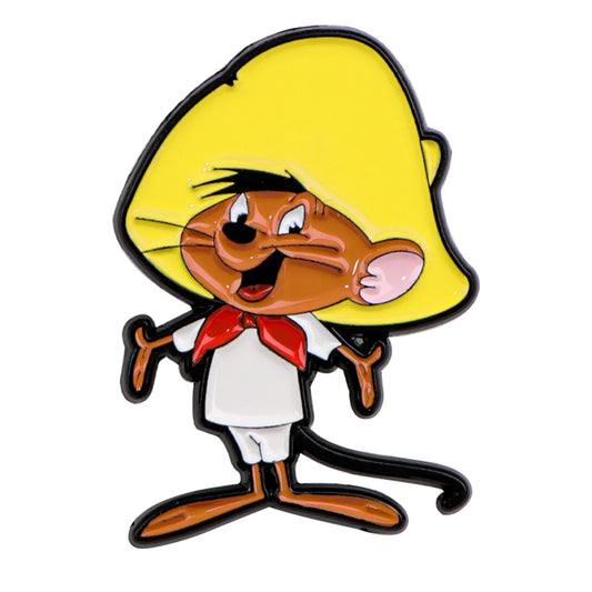 Yellow Hat Mouse Enamel Pin Cartoon Anime Brooch Jewelry Gift