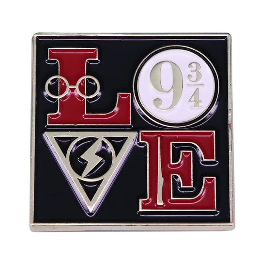 9 3/4 Magic Platform Enamel Pin Lapel Brooch Badge Gift