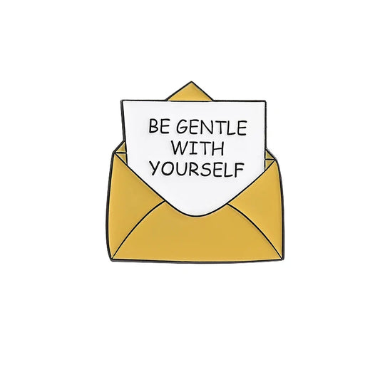 You Are Enough Motivational Enamel Pin Self-Care Brooch Jewelry Gift