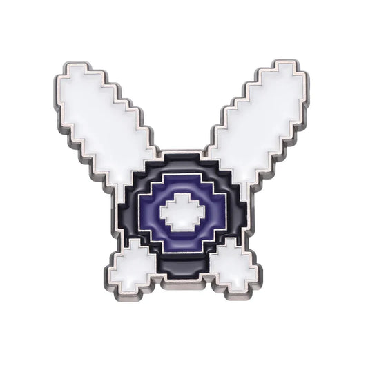 Action Adventure Game Enamel Pin Witch Shield Sword Mask Brooch Lapel Badge Jewelry Gift